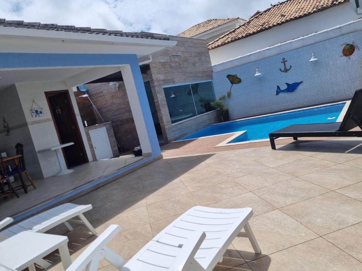 Casa Azul - Linda Casa Familiar Com Piscina No Pero Em Cabo Frio